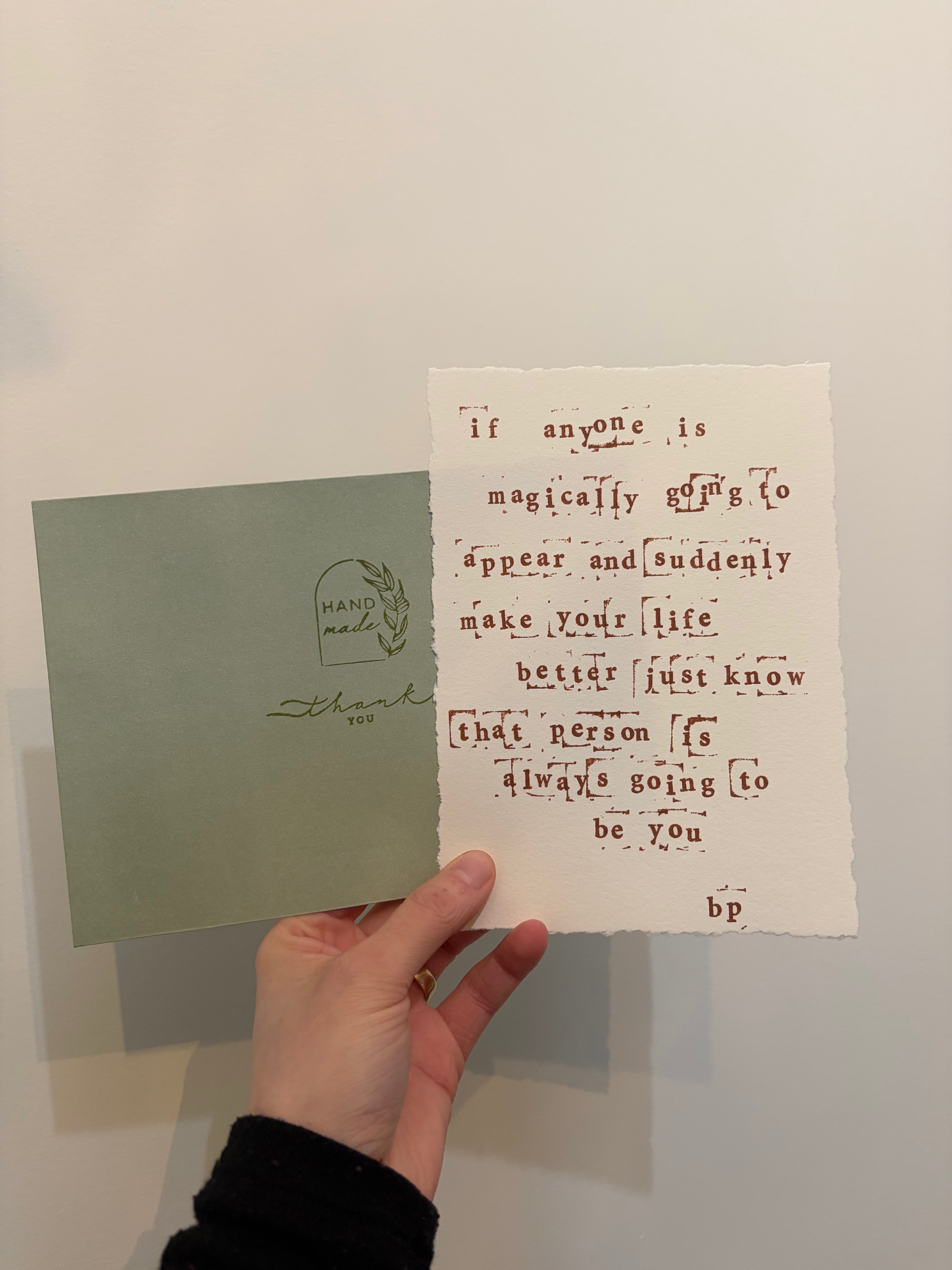 Hand-Stamped Art Print - Magical