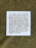 You Deserve To Be Here - Print